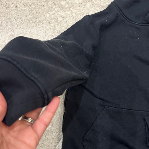 Jordan Kids Black Hoodie with White Emblem - Picture 3 of 6